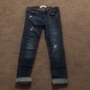 Hollister ripped skinny jeans, size 5R (W27/L33)